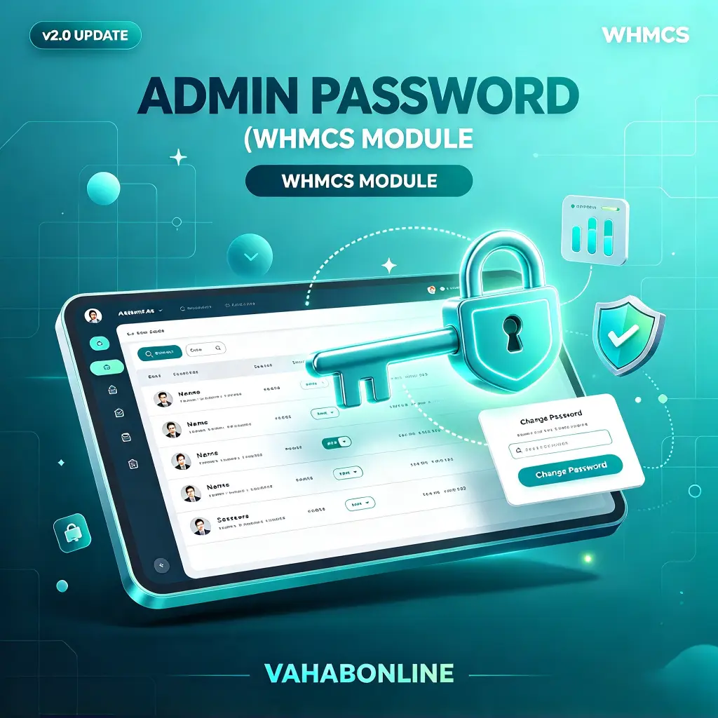 افزونه تغییر رمز عبور کاربران whmcs توسط مدیریت