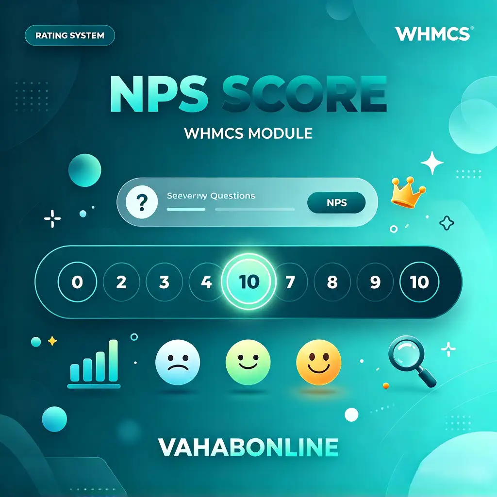 ماژول whmcs امتیاز به عملکرد (NPS)