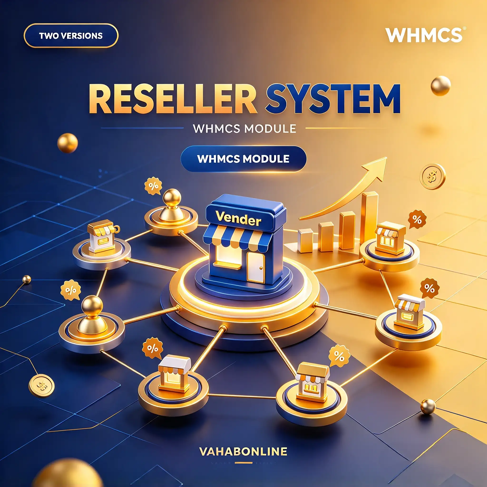 افزونه whmcs ارائه نمایندگی محصولات وبسایت در دو نسخه نماینده و ارائه دهنده